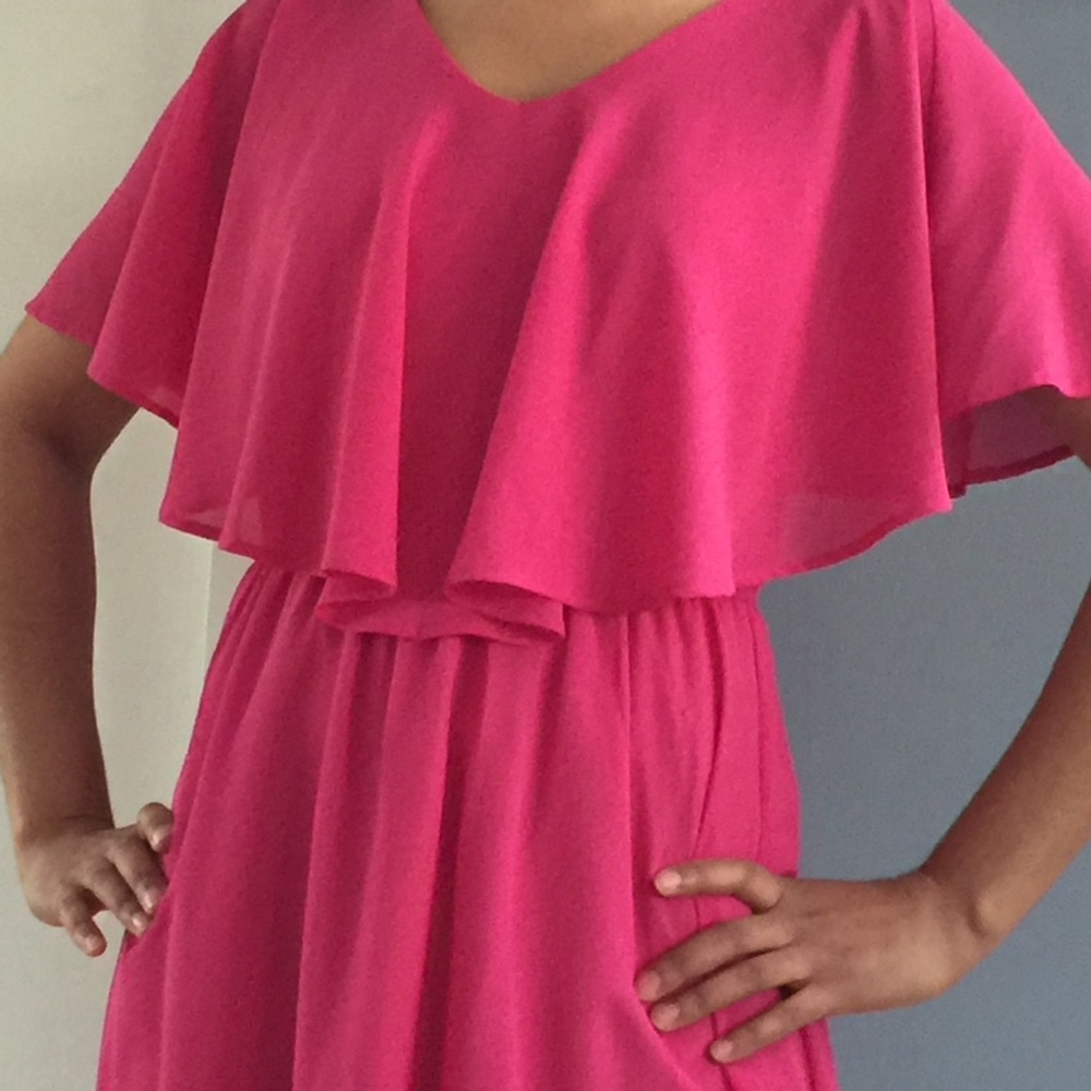 ☀️HP☀️ Playful Magenta Dress - Picture 4 of 4